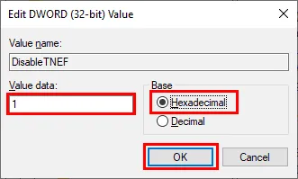 Regedit Modify DWORD Hexadecimal Value