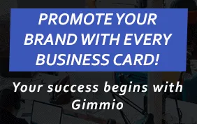 business card maker sidebar call to action
